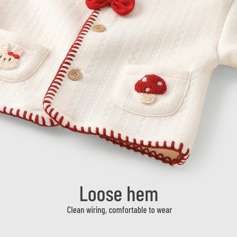 Youqi Baby Cotton Padded Cardigan Jacket