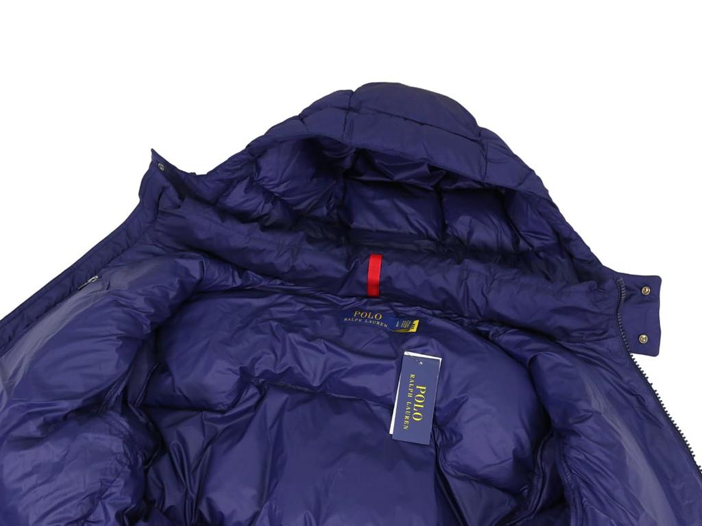 POLO RALPH LAUREN Down Size Navy Men's Double-Zip Jacket/Parka, 80/20, XXL, (Product Code 01010056)