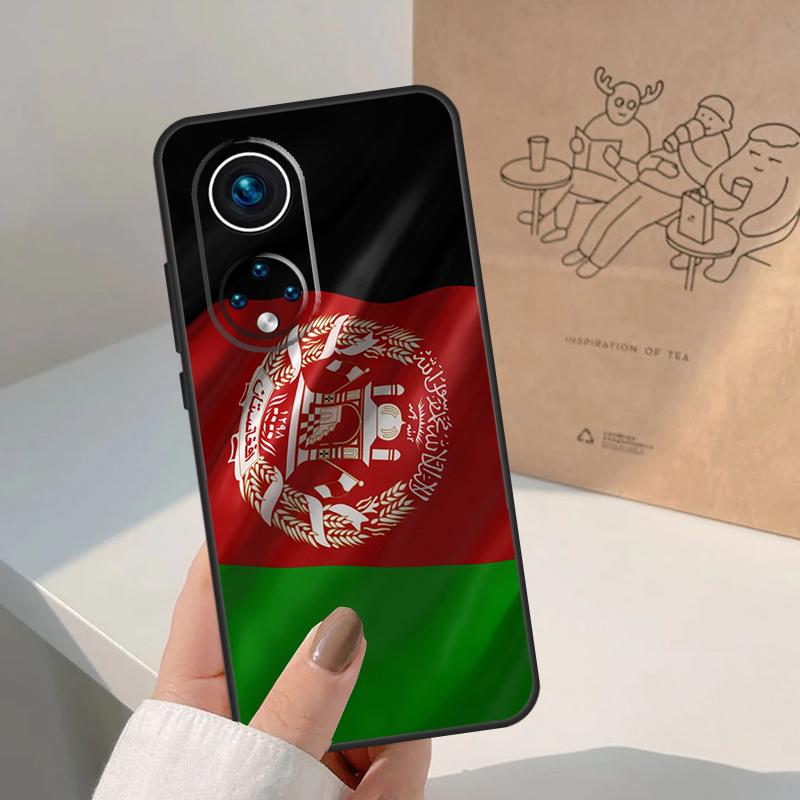 Flag of Afghanistan For Honor Magic 8 Pro 7 6 5 Lite Case For Honor Win RT 200 400 50 70 90 X8b X9a X9b X9c X9d