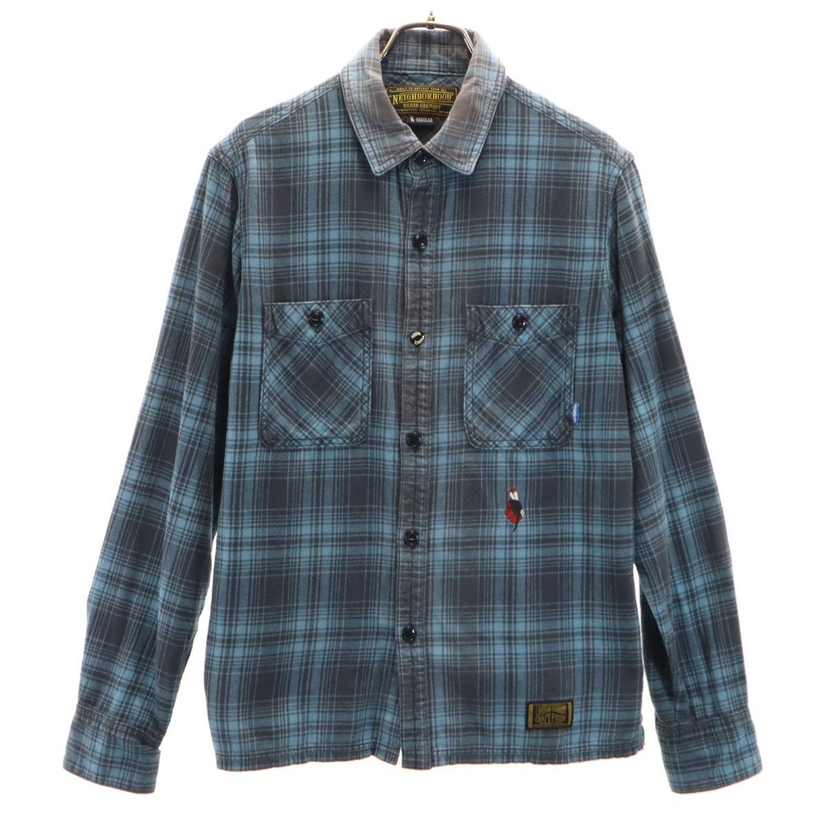 

NEIGHBORHOOD Made in Japan 111ARNH-SHM03 Check Pattern Long sleeve Cotton shirt Men s Used