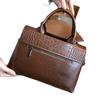 Women's Foreskin Spring Wide Shoulder Strap Crossbody Bag Fashionable Commuting Bag