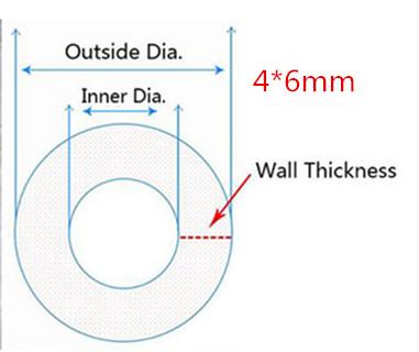 5 Meters Transparent Food Grade Silicone tube 2 4 6 8 10 12 Flexible Garden Rubber hose Aquarium Soft Tubing Silicone pipe