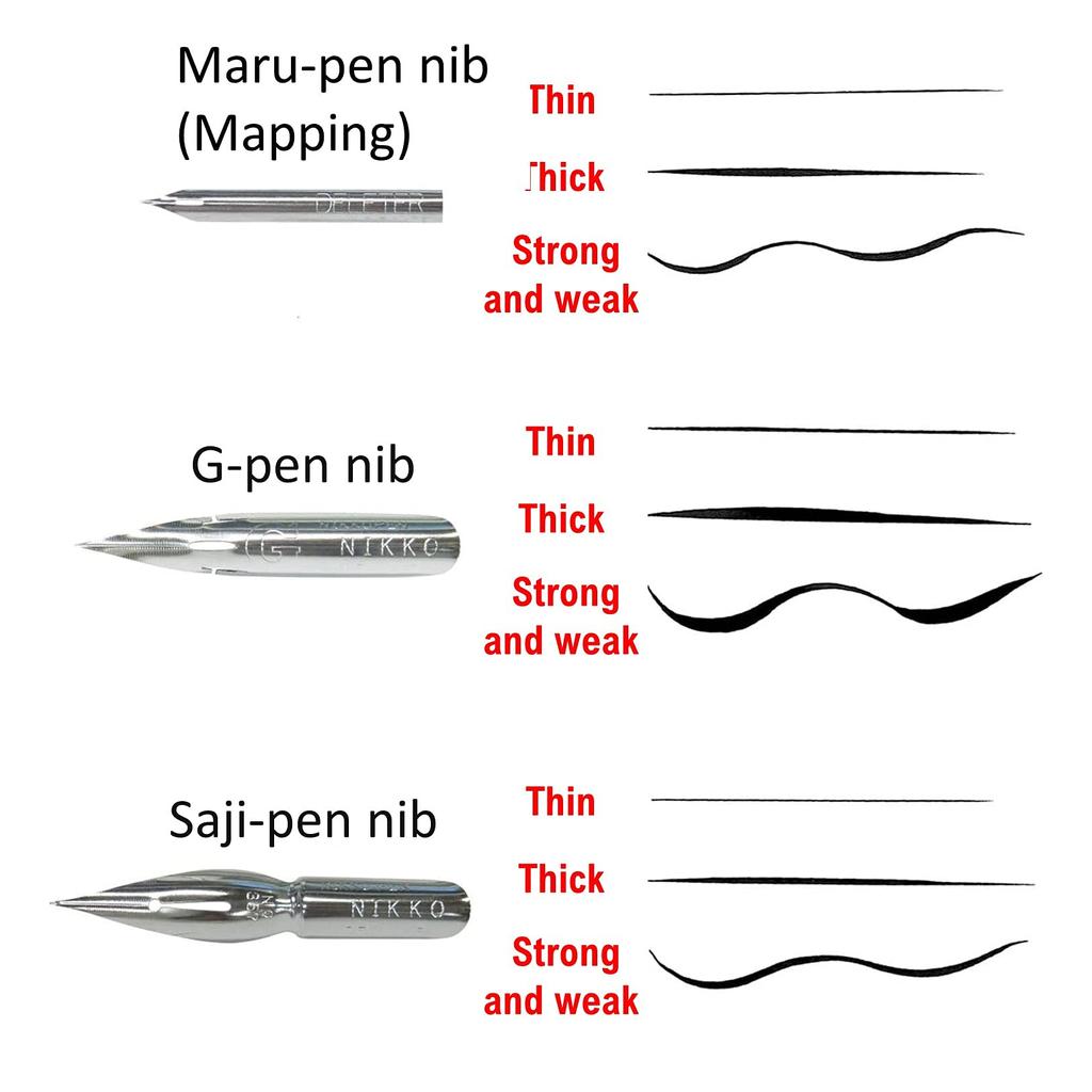 Deleter Trial Pen Set for Illustrators and Comic Artists