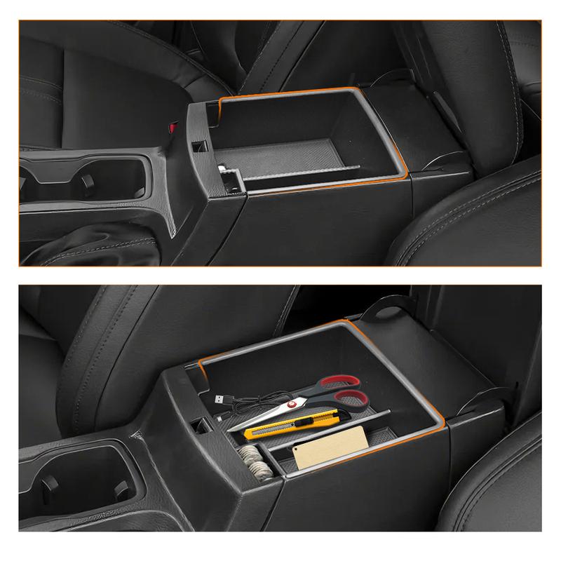 For Ford Ranger   -2025 Center Console Organizer Tray Armrest Storage Box Layered Storage Box Interior Accessories