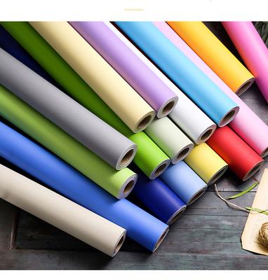 80cm Matowa Samoprzylepna Tapeta Winylowa DIY Wodoodporne Naklejki Ścienne Domowy Dekor Naklejki Folie Sypialnia Kuchnia Drzwi Szafki Plakat