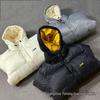 Giacca in Cotone Corteiz Alcatraz con Ricamo e Collo Alto - Cappotto Spesso Color Block Autunno/Inverno