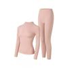 Mens Womens Cotton Thermal Underwear Set Fleece Lined Warm Base Layer Top Bottom Winter