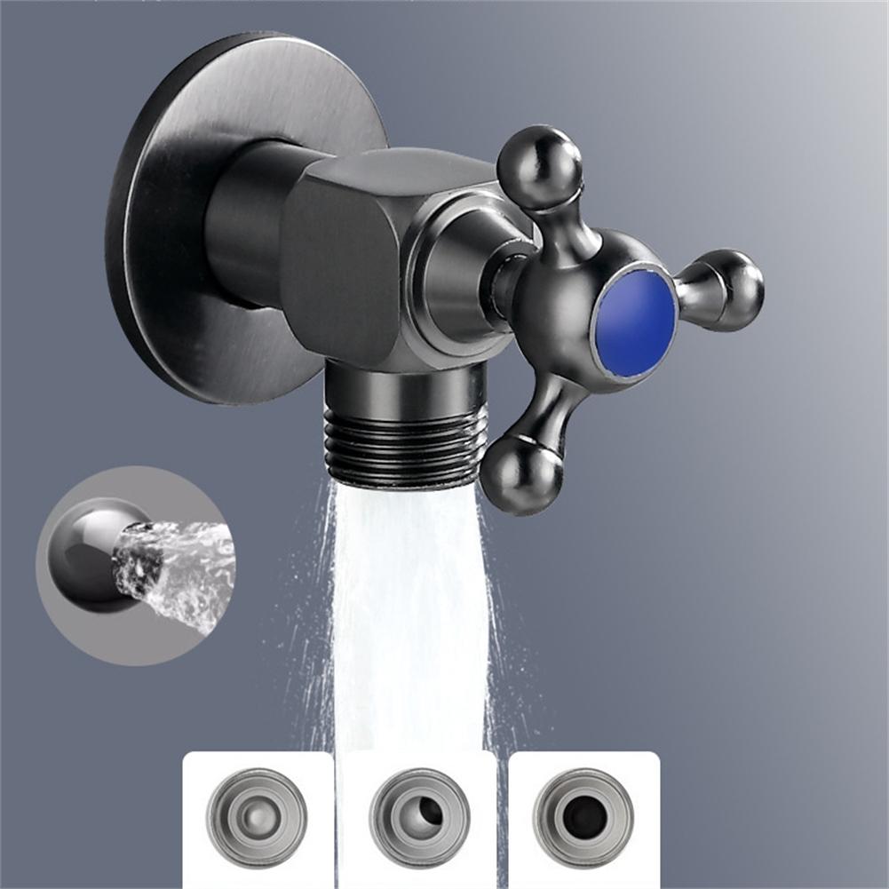Brass Hot Cold Inlet Valve Toilet Angle Valve Triangle Valve For Bathroom Sink Water Heater Stop Valve Bathroom Accessories