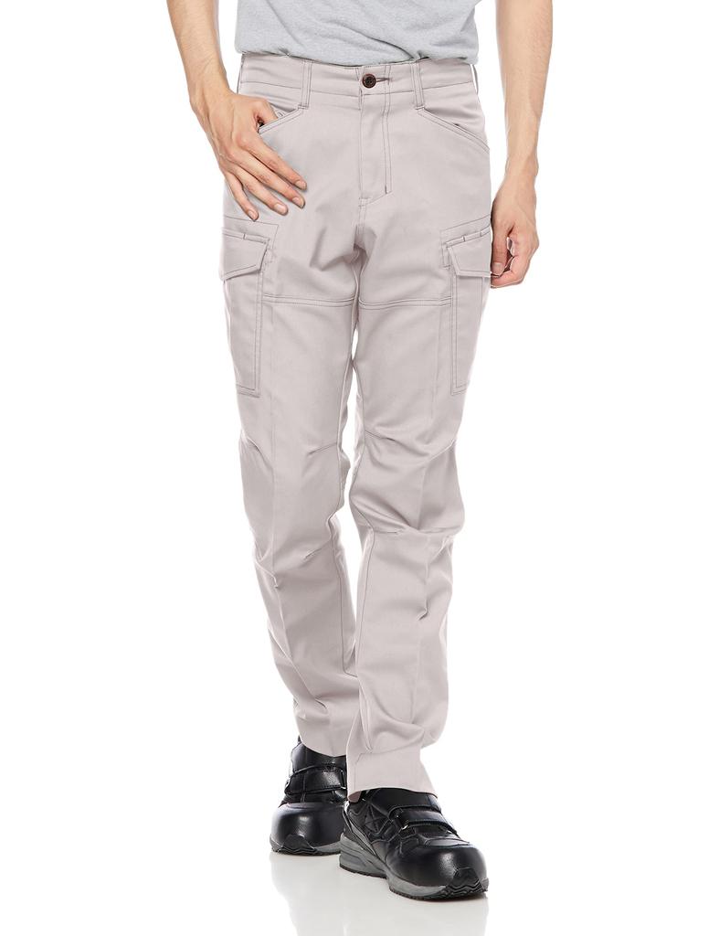 [CO-COS] A-9175 Stretch Cargo Pants, Silver, Size 3L
