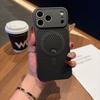 Honeycomb borderless suitable for Apple 17promax mobile phone case ultra-thin heat dissipation magnetic suction 17pro/16pm protective case