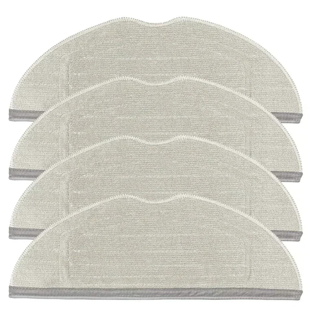 Replacement Mop Cloth and Wiper Blade Set for Dreame D20 D20 Pro Plus Robot Vacuum Cleaner Designed for Easy Maintenance