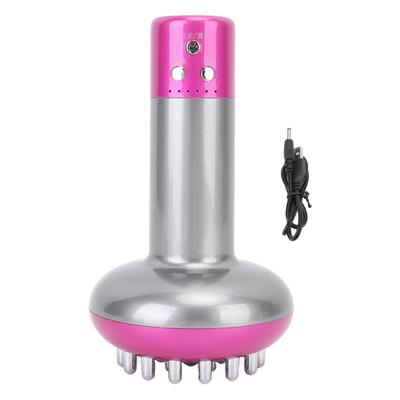 Electric Meridian Massage Brush Micro Current Electric Scraping Device Slimming Body Brush Grayish