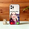 Funny J-John Pork is Calling Phone Case For iPhone 17,16,15,14,13,12,11 Plus,Pro Max,XS,Soft Silicone Black Cover