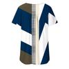 Damen Kurzarm-Tunika, lockere Oberteile, lässig, Übergröße, Oberteile, plissierte Tunika, Knopf-T-Shirts