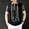 Herrenmode Mehrfarbig Bedrucktes Poloshirt Herren Outdoor Street Kurzarm T-Shirts Oberteil Sommer Zuhause Lässig T-Shirt Herren- und Damen-Poloshirt