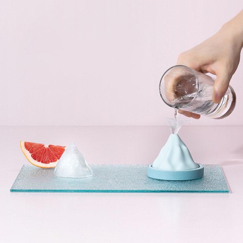 Food Grade Silicone Ice Tray Ice Mold 6cm Heightened Snow Mountain Ice Cube Mold