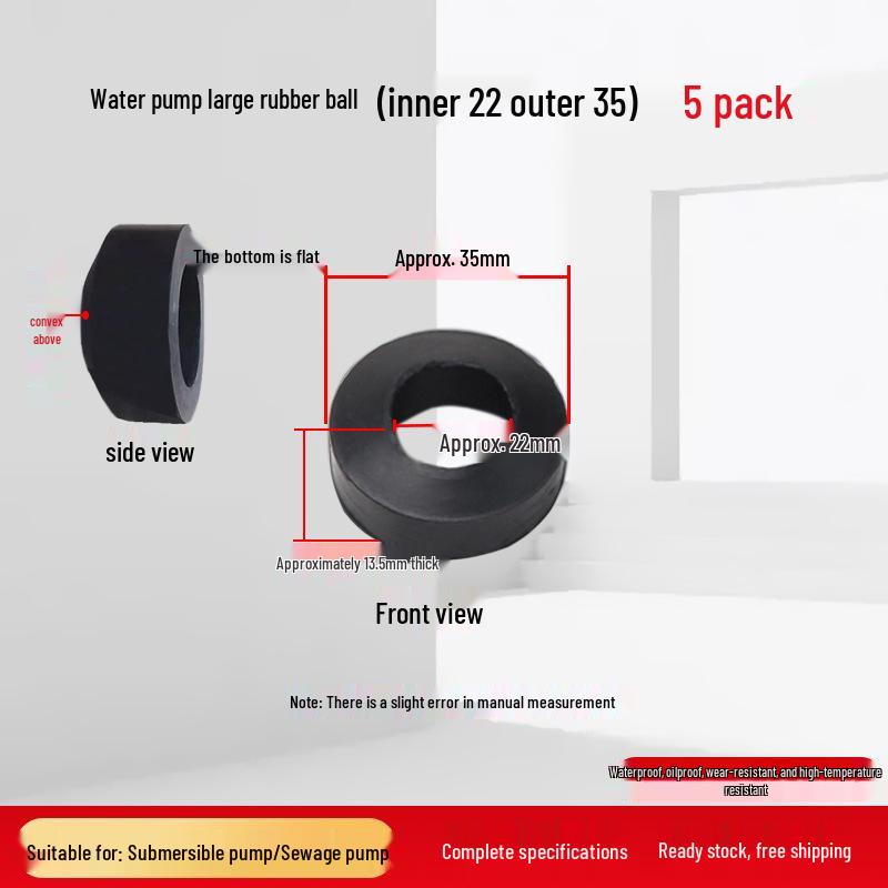 Submersible Pump Rubber Seal Kit: Power Cord, Waterproof Rings, Abacus Beads