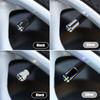 Lot de 4 bouchons de valves de pneus avec emblème du drapeau suédois pour voiture, accessoires de décoration pour Volvo V70 XC60 S60 V60 V40