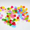 200 PCS Nylon Cute Peach Heart Shape Children Sweater Buttons for Sewing Fasteners Scrapbooking DIY