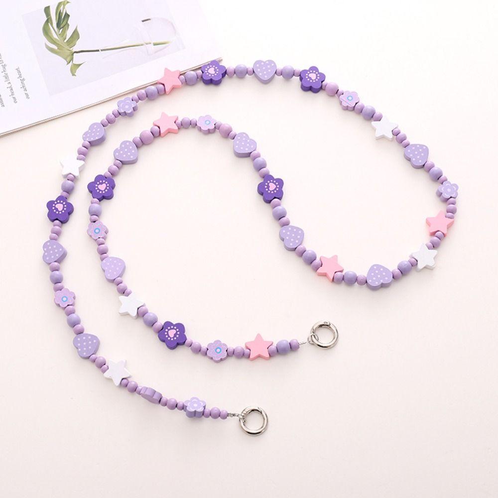 

Ремешок для мобильного телефона Ремешок для мобильного телефона Чехол для телефона через плечо Аксессуары purple flower(without gasket)