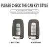 Leather Car Key Case Cover For Hyundai Ix35 Elantra Sonata Santa Fe For Kia Sportage K2 Sorento Optima Forte Genesis Coupe 2008