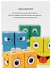 Face-Changing Magic Cube Building Blocks: Educational Wooden Toy for Kids