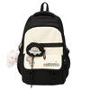 Autumn and Winter New High-Value Fresh Color-Block Letter Casual Backpack for Female Primary and Secondary School Students