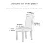 Thickened Jacquard Chair Cover One-piece Elastic All-inclusive Chair Cover Hotel Restaurant Stool Dust Cover Universal