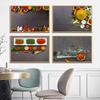 WCIC New Kitchen Spices Hanging Painting Delicious Spice Decoration Painting Art Cloth Home Background Wall Decoration