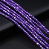 1Strand Natural Freshwater Shell Beads 3.5×3.5mm,Square Coloured Shell Loose Spacer Beads for Jewelry Making DIY Bracelet Accessories Beading 38cm