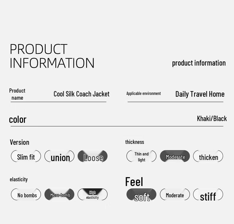 Baleno Herren Locker Geschnittene Lässige Coachjacke