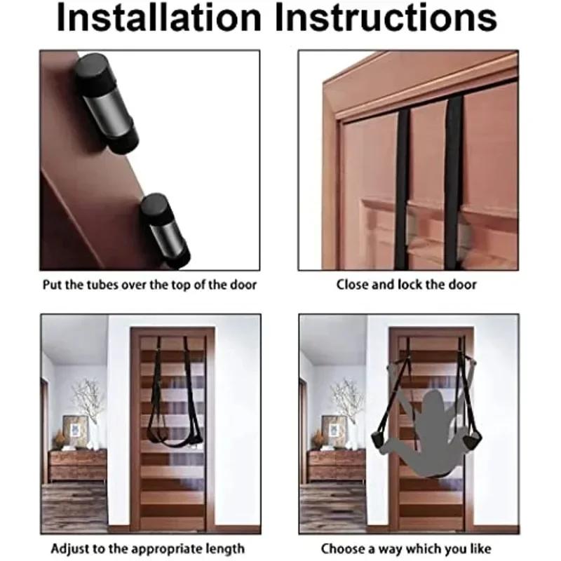 Swing Bondage Posture Shoulder Strap Constraint Bedroom Furniture on The Door Sex Swing Adjustable Sexuels Sling Sex Toys