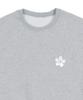 GRAVER [Unisex] Small Life Logo Flower Smile Sweatshirt_Gray