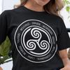 Ancient Celtic Gods and Goddesses Triskelion Symbol T-Shirt