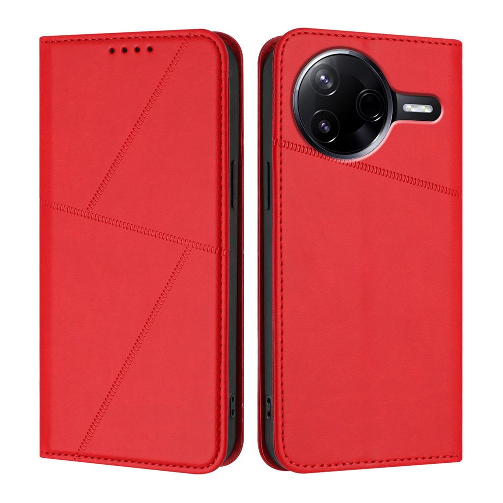 For Xiaomi Poco F7 Pro 5G/Xiaomi Redmi K80 5G Wallet Case Magnetic Closure Leather Flip Phone Cover with Stand