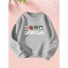 2025 9 29 Sportsm Girls Autumn And Winter Fashion Sweatshirt Creative Christmas Elements Casual Long Sleeve Sweatshirt Round Neck,