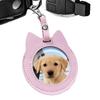 Badge Case 55/75mm  Badge Protective Case Cat Shape Transparent Fan Supplies Waterproof Badge Display Bag Hangable Portable