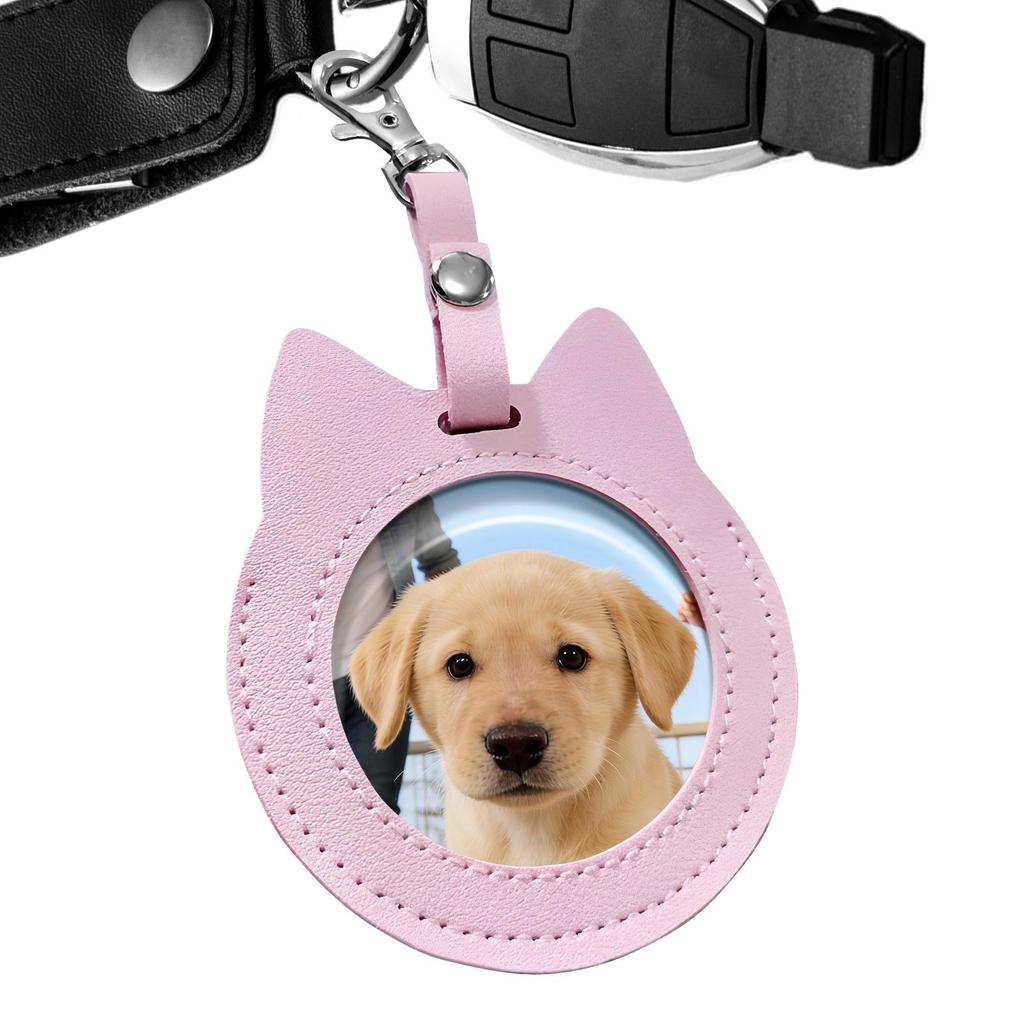 Badge Case 55/75mm Badge Protective Case Cat Shape Transparent Fan Supplies Waterproof Badge Display Bag Hangable Portable