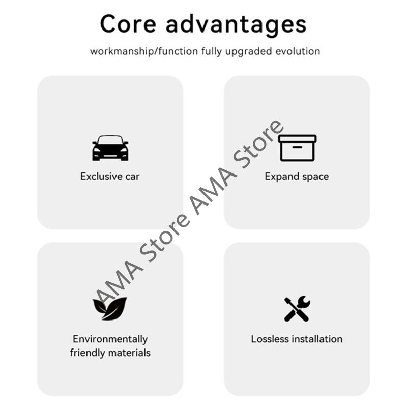 X7JF ABS Center Console Storage Box for L200 24-25 Pickup