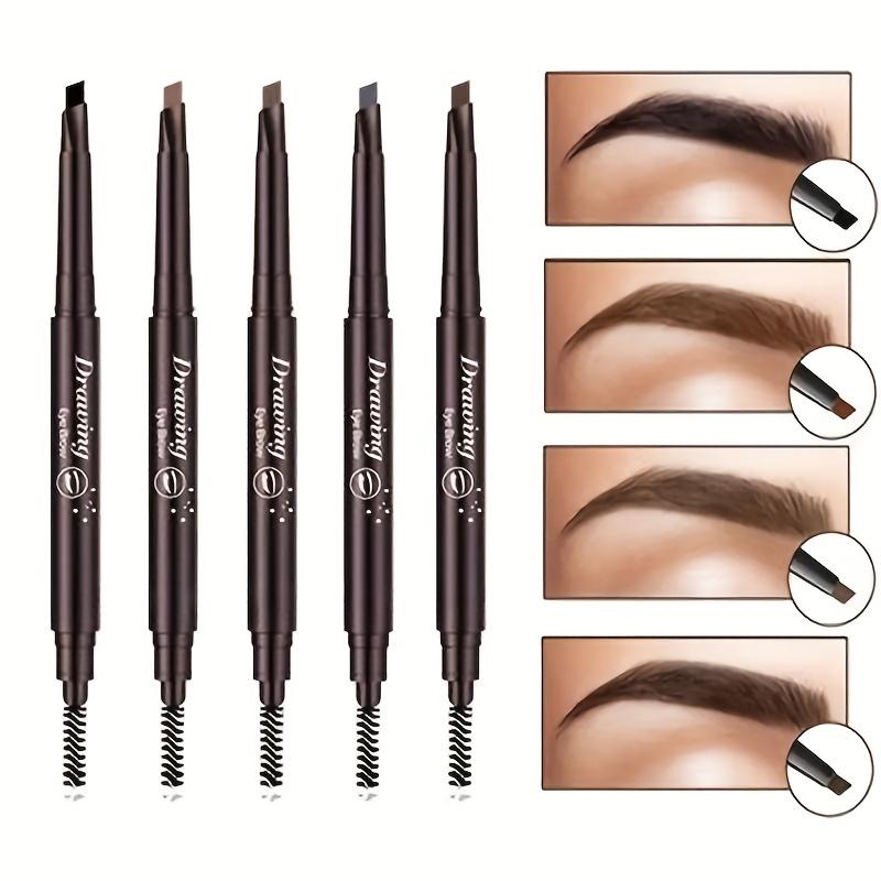 

Водостойкий карандаш для бровей с двойным наконечником Precision Eyebrow Pencil, устойчивый к размазыванию, со встроенной щеточкой для укладки безупречных бровей 1pc чёрный