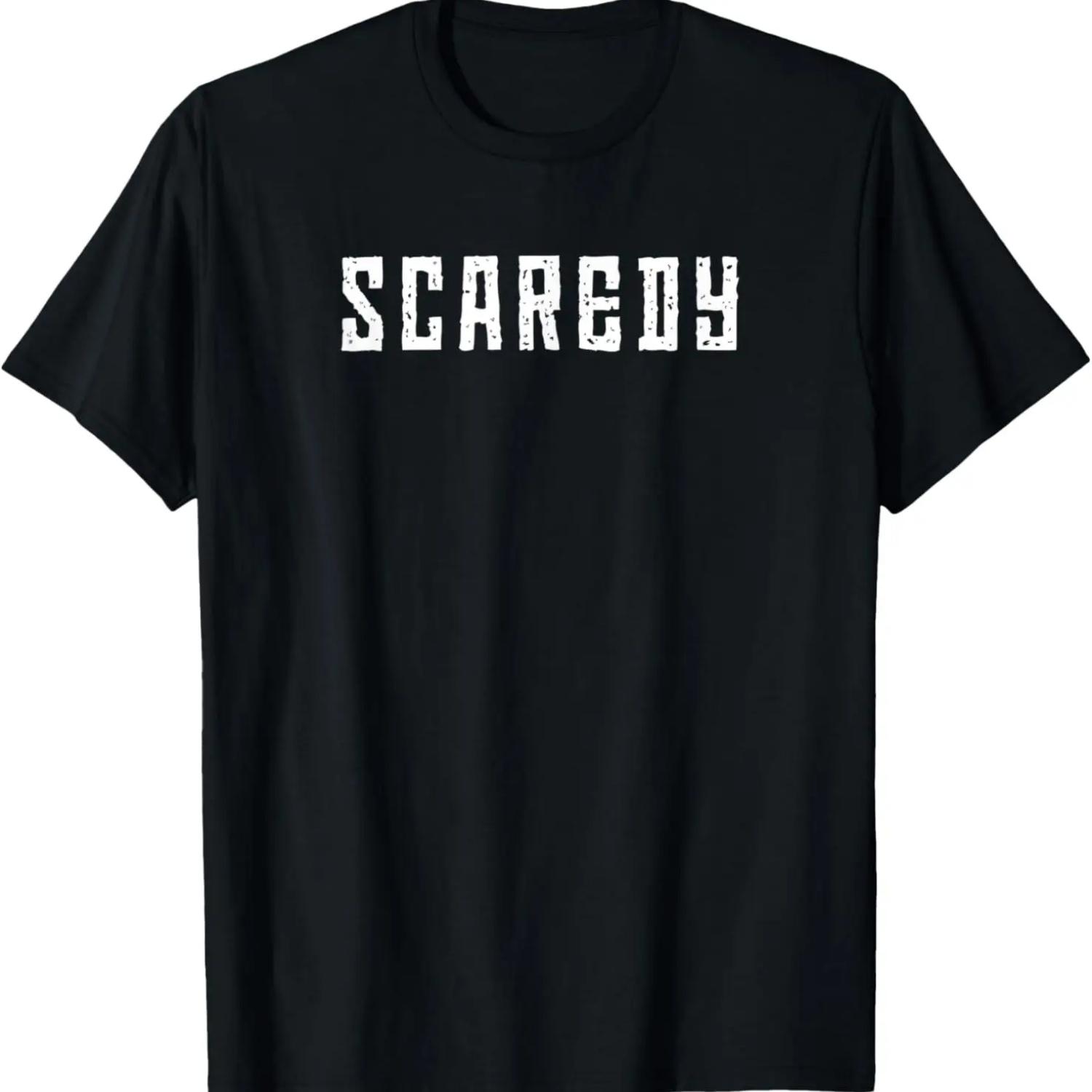 

Scaredy Best Halloween Night Pumpkin Party Funny Costume T-Shirt S чёрный