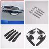For Toyota Rush 2018     ABS Carbon Fiber Door Handle Cover Bowl Frame Trims Sticker Car Styling Accessories