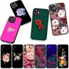Cover for Samsung Galaxy A25 A37 A57 A12 A14 A31 A41 A50 A51 A70 A71 A72 A21S A04 M15 Note 20 9 8 10 Case Rose Flower Peony