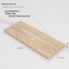 Abay Faux Travertine Square Storage Tray