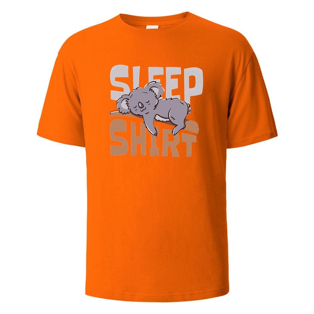 The Sleep Shirt Print TShirt 100 Cotton Summer Tees For Men Women Oversize Casual Tops