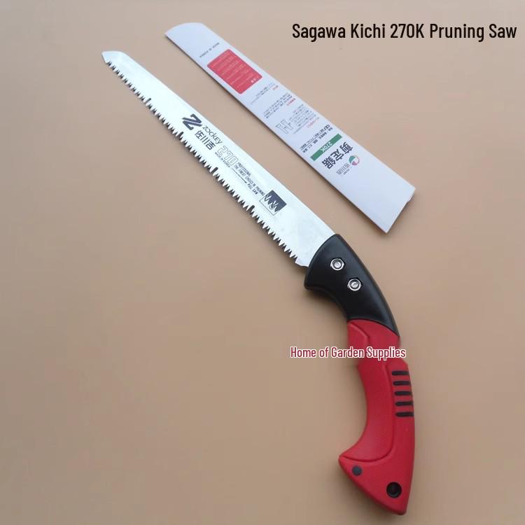 Kichi 270K Non-slip Hand Saw for Garden & Fruit Trees with Paper Sleeve