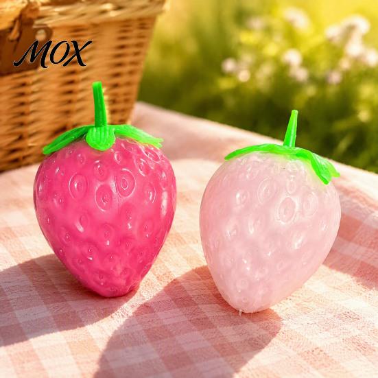 Temperature Sensitive Fidget Toy 1/2Pcs Color Changing Fruit Squeeze Toy, Simulated Mango Stress Relief Anxiety Hand Toys Slow Rebound Strawberry