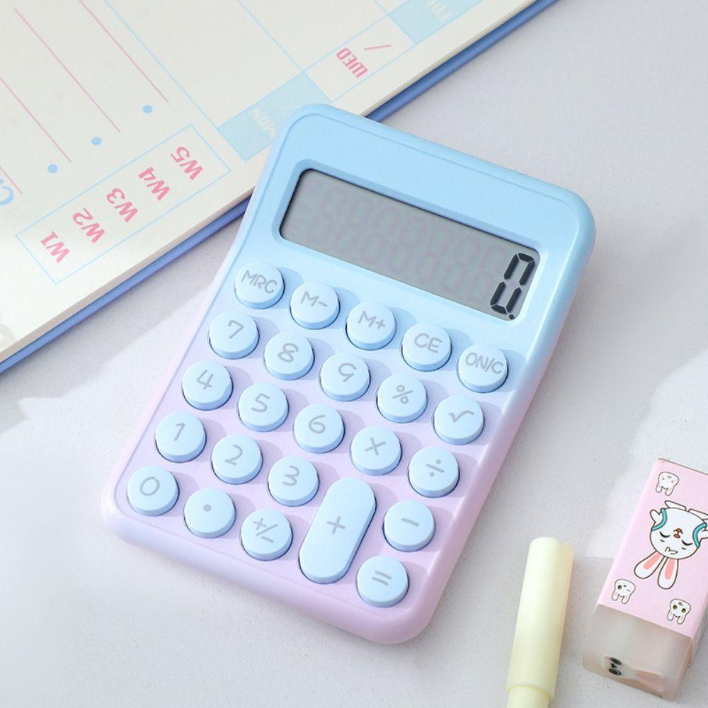 8-digit Electronic Calculator Candy Color Math Calculators New Keyboard Calculator School Supplies
