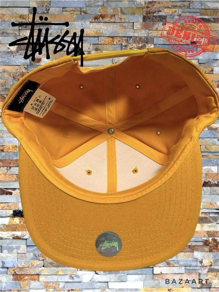 [USED] Stussy Embroidered Logo Light Orange Cap