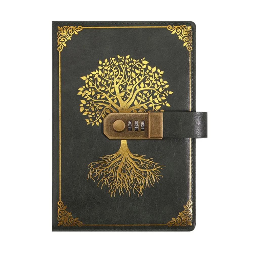 

Канцелярский блокнот с паролем, дневник, ретро блокнот А5 с замком, защита секретов, 200 страниц, журнал путешественника, студенческий